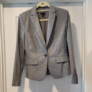Ann Taylor Factory Light Gray Suit Jacket